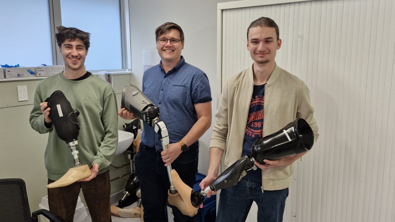 Moritz, Dr Schutte and Ethan