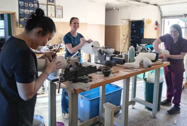 Hannah and other techs