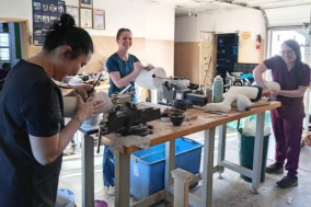 Hannah and other techs