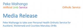 PW Media Release AKL Orthotic Service2