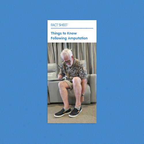 Read our advice for what to expect following an amputation.